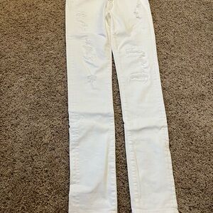 American Eagle Outfitters mens White Skinny Jeans